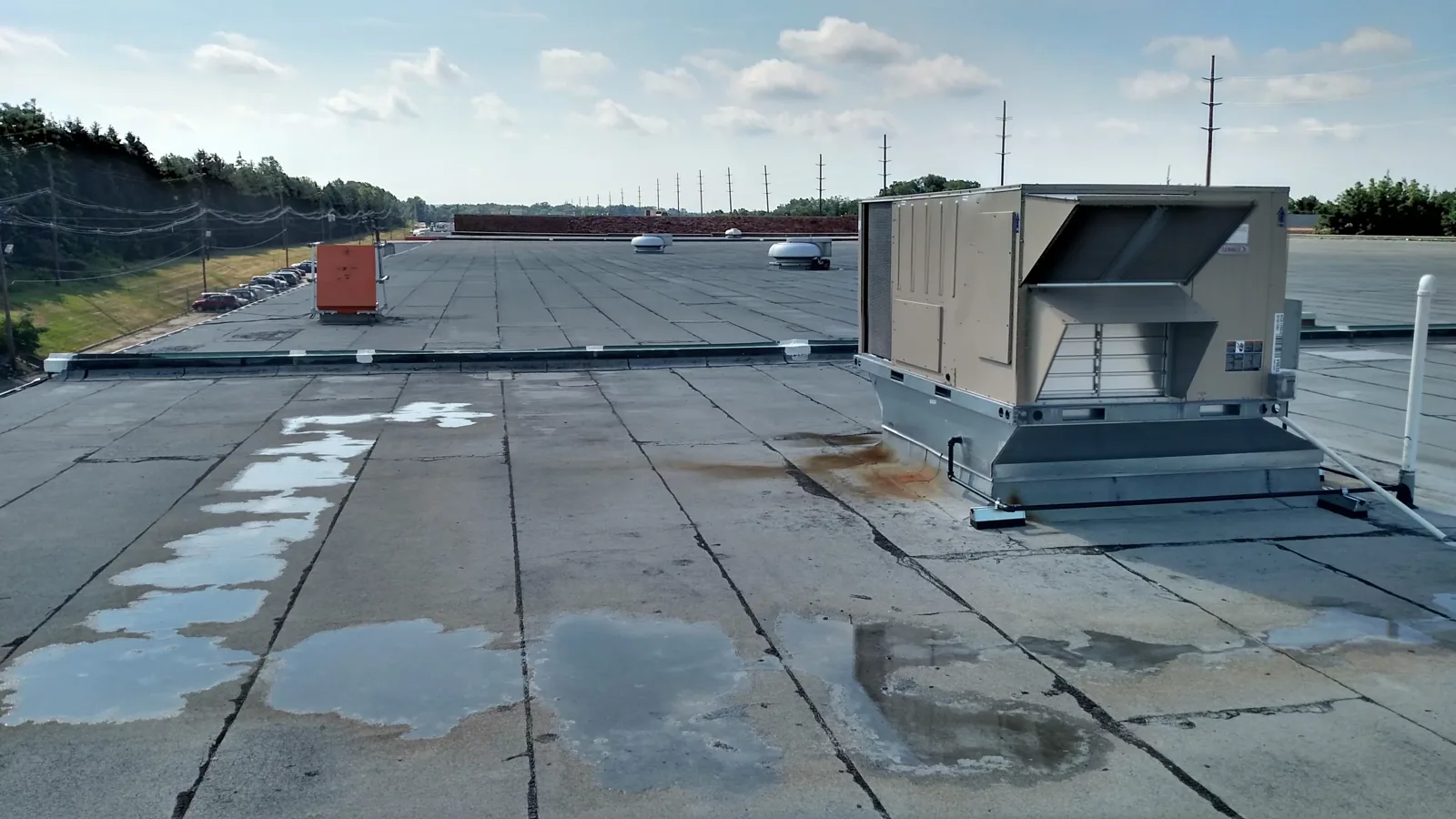 Ponding Water Roof Repair in South Bend, IN