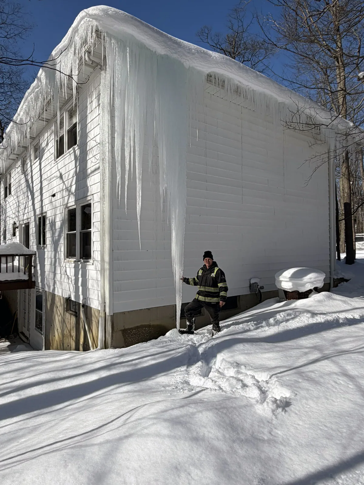 Snow and Ice Roof Damage Repair in South Bend, IN